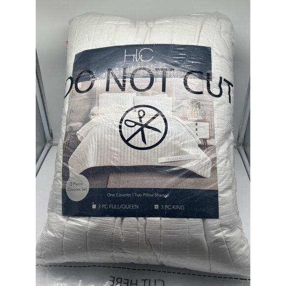 Hallmart Collectibles Riverbrook Home Moonstone 3 Piece King Coverlet Set - Picture 13 of 15